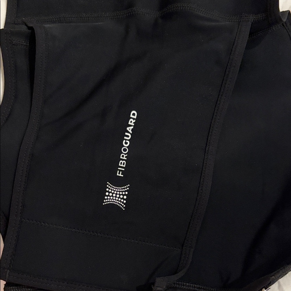 FibroGaurd Women's Black Support Garment after liposuction